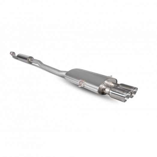 Catback výfuk Mini Cooper S (R56/R57) Scorpion Exhaust - S rezonátorem / leštěné koncovky Daytona