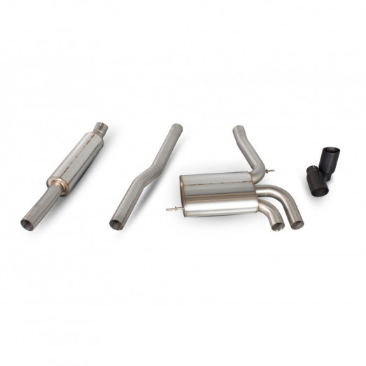 Catback výfuk Mini Cooper S (F56) Scorpion Exhaust - S rezonátorem / černé koncovky