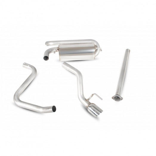 Catback výfuk Opel Astra (J) GTC 1.4 Turbo Scorpion Exhaust - Bez rezonátoru / leštěné koncovky Daytona