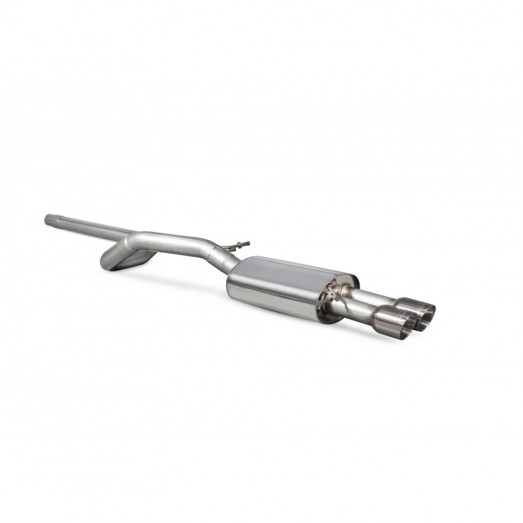 Catback výfuk VW Polo (9N) GTi Scorpion Exhaust - Bez rezonátoru / leštěné koncovky