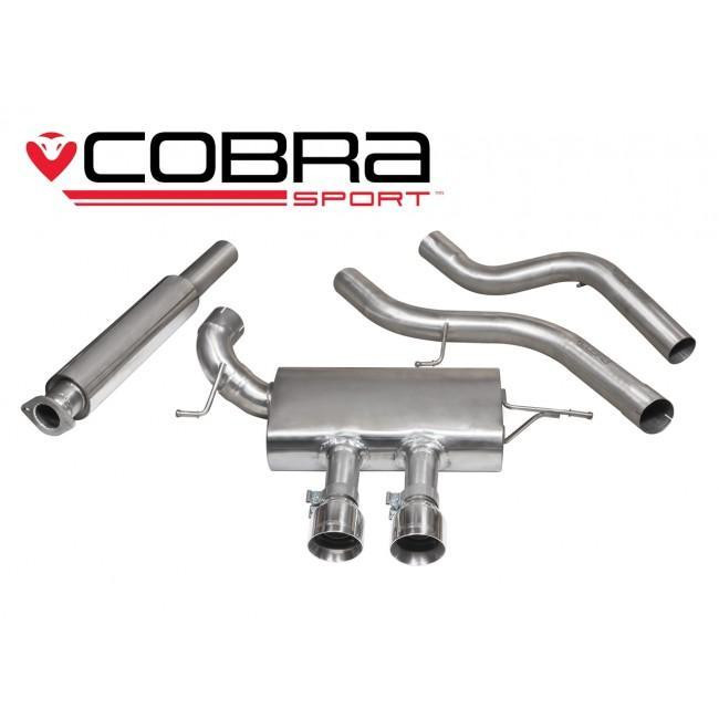 Cobra Sport Catback výfuk pro Ford Focus Mk3 ST250 - bez rezonátoru / koncovka TP38