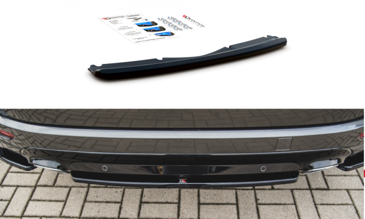 Maxton Design Spoiler zadního nárazníku Ford S-Max Mk2 Vignale Facelift - texturovaný plast