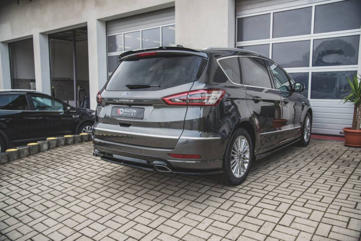 Maxton Design Spoiler zadního nárazníku Ford S-Max Mk2 Vignale Facelift - texturovaný plast