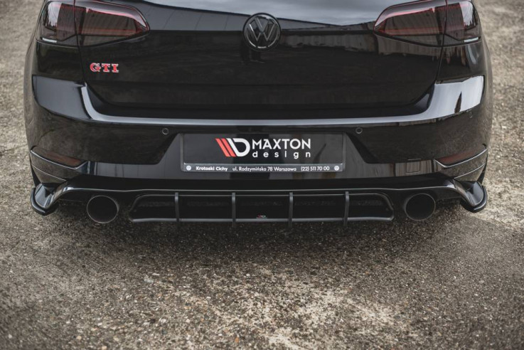 Maxton Design Zadní difuzor VW Golf Mk7 GTI TCR - černá
