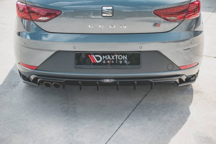 Maxton Design Spoiler zadního nárazníku Seat Leon Mk3 FR Facelift - karbon