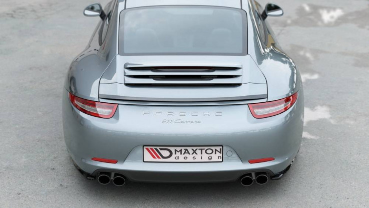 Maxton Design Lišta zadní kapoty Porsche 911 Carrera (991.1) - černý lesklý lak