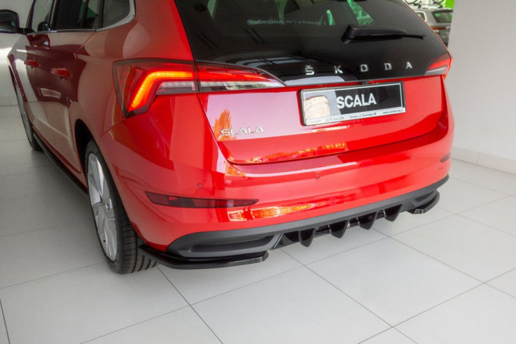 Maxton Design Spoiler zadního nárazníku Škoda Scala - texturovaný plast