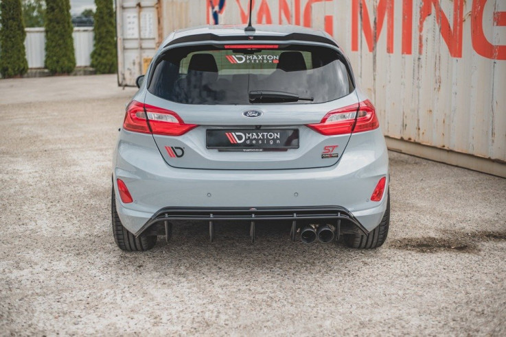 Maxton Design Spoiler zadního nárazníku Ford Fiesta Mk8 ST V.2 - texturovaný plast