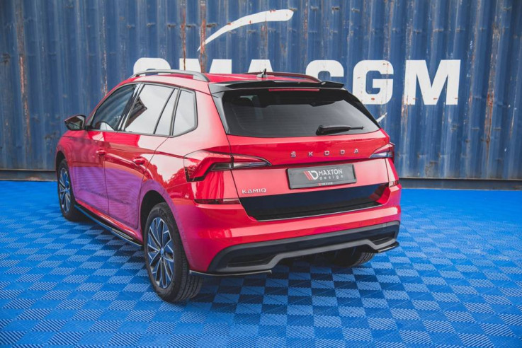 Maxton Design Spoiler zadního nárazníku Škoda Kamiq - texturovaný plast