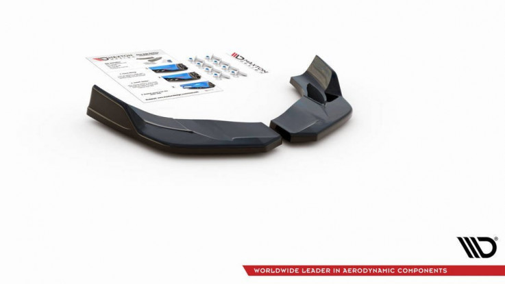 Maxton Design Boční lišty zadního nárazníku Hyundai I30N Mk3 V.4 - texturovaný plast