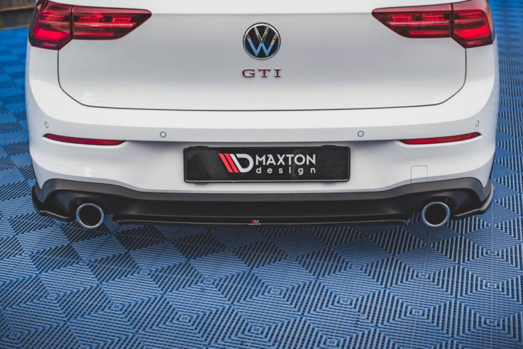 Maxton Design Spoiler zadního nárazníku VW Golf VIII GTI - texturovaný plast