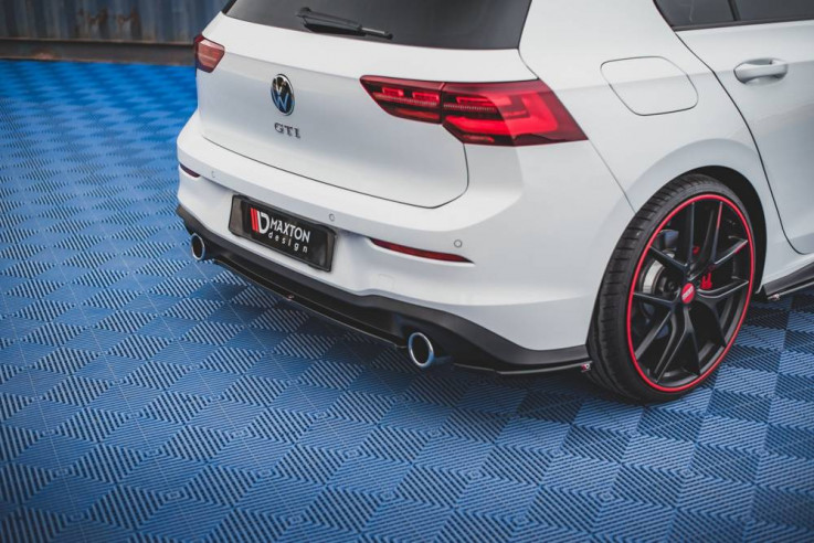 Maxton Design Spoiler zadního nárazníku VW Golf VIII GTI - texturovaný plast
