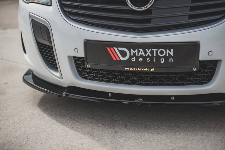 Maxton Design Spoiler předního nárazníku Opel Insignia OPC Facelift V.1 - texturovaný plast