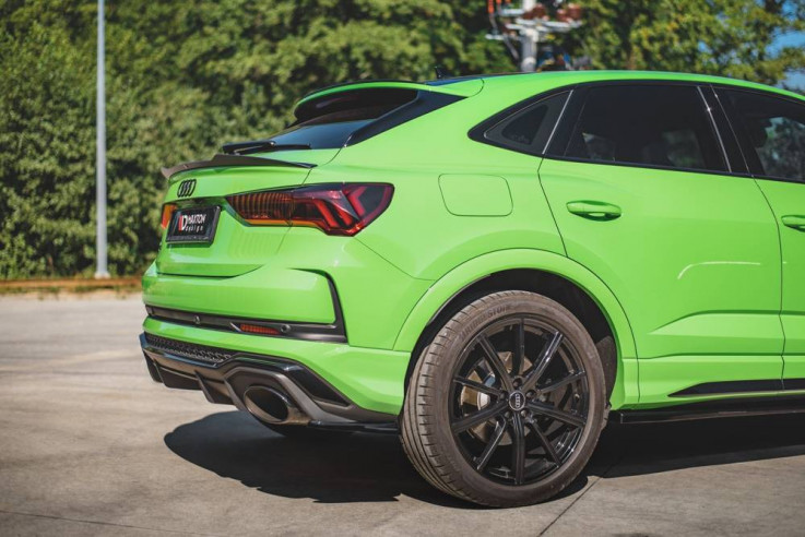 Maxton Design Boční lišty zadního nárazníku Audi RSQ3 - texturovaný plast