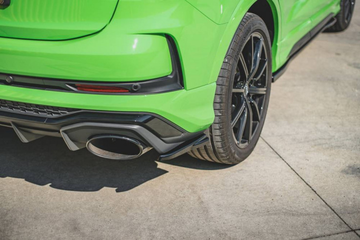 Maxton Design Boční lišty zadního nárazníku Audi RSQ3 - texturovaný plast