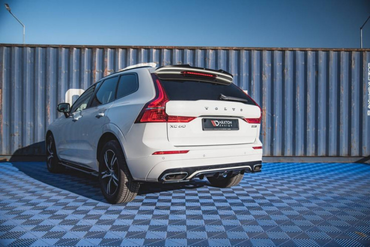 Maxton Design Nástavec střešního spoileru Volvo XC60 Mk2 R-Design - texturovaný plast