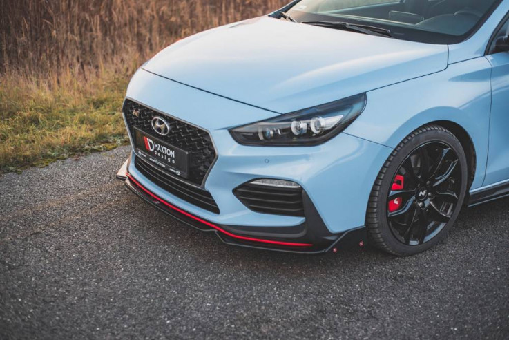 Maxton Design Spoiler předního nárazníku Hyundai I30N V.6 - texturovaný plast