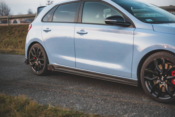 Maxton Design Prahové lišty Hyundai I30N V.5 - texturovaný plast