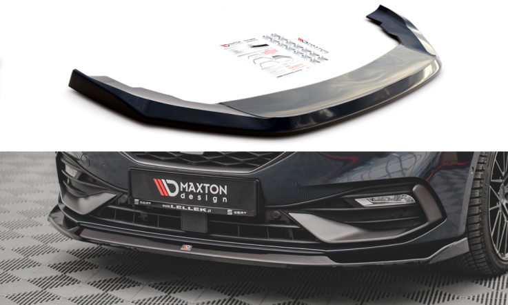 Maxton Design Spoiler předního nárazníku Seat Leon FR Mk4 V.3 - texturovaný plast