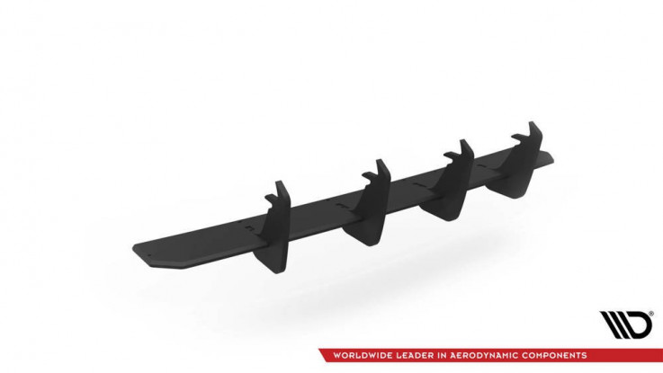 Maxton Design Zesílený zadní difuzor Racing VW Golf VIII GTI Clubsport V.2 - černá