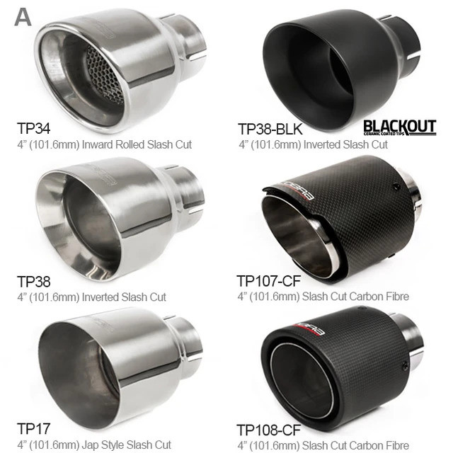 Cobra Sport Střední a zadní díl výfuku pro Nissan 350Z - bez rezonátoru, koncovka TP108-CF