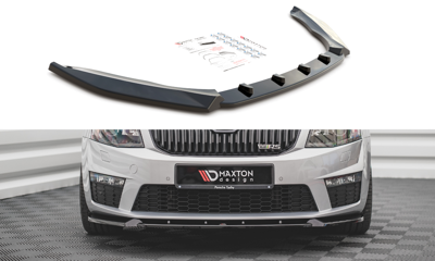 Maxton Design Spoiler předního nárazníku Škoda Octavia III RS V.3 - karbon