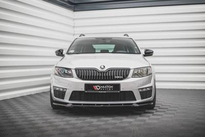 Maxton Design Spoiler předního nárazníku Škoda Octavia III RS V.3 - karbon