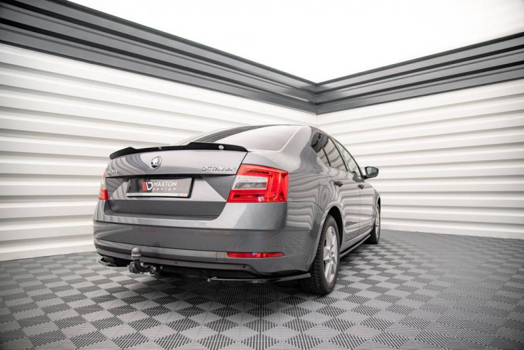 Maxton Design Spoiler předního nárazníku Škoda Octavia III V.1 - texturovaný plast