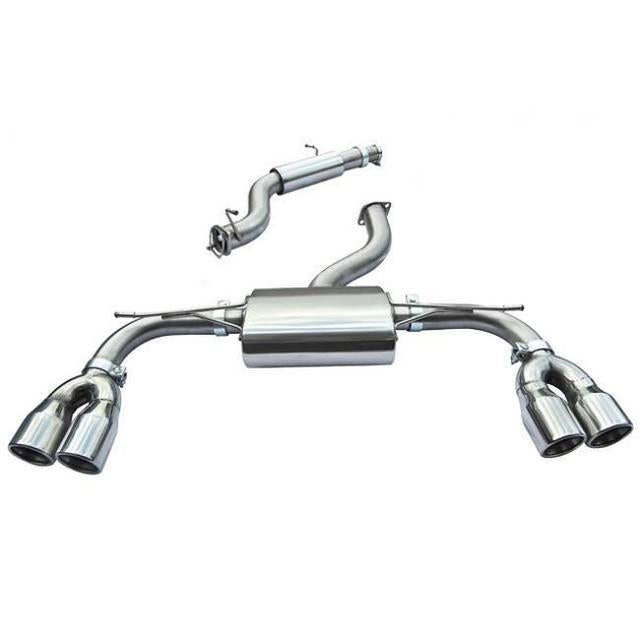 Cobra Sport GPF-back exhaust Audi S3 (8V Facelift) Sportback - resonated / TP103&104-CF tips