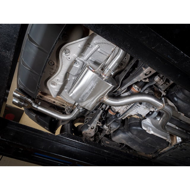 Cobra Sport GPF-back exhaust Audi S3 (8V Facelift) Sportback - non-resonated / TP103&104-CF tips