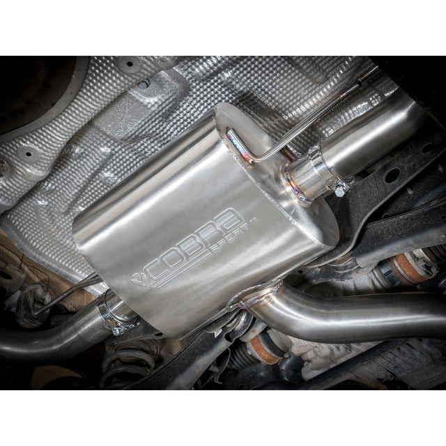 Cobra Sport GPF-back exhaust Audi S3 (8V Facelift) Sportback - non-resonated / TP103&104-CF tips