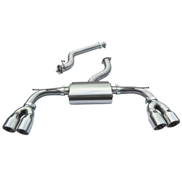 Cobra Sport GPF-back exhaust Audi S3 (8V Facelift) Sportback - non-resonated / TP103&104-CF tips