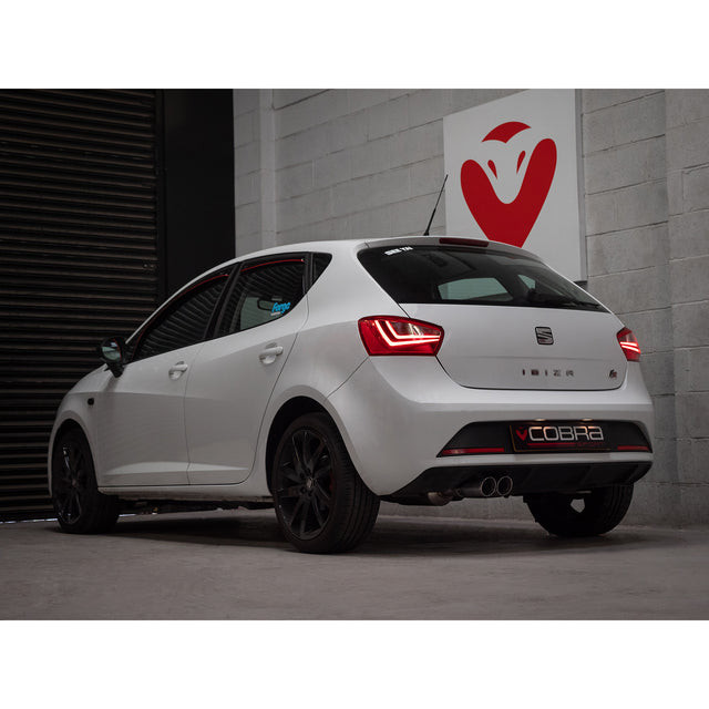 Cobra Sport Catback výfuk pro Seat Ibiza (6J) FR Facelift 1.2 TSI - bez rezonátoru / koncovka YTP18
