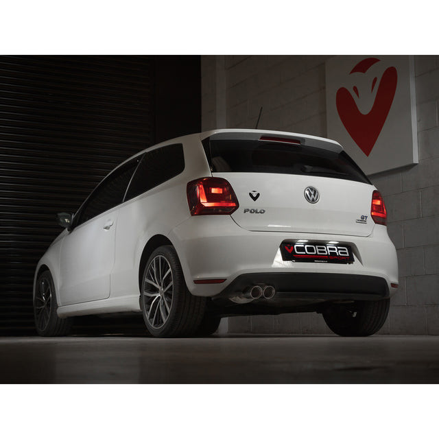 Cobra Sport Catback výfuk pro VW Polo BlueGT (6R) 1.4 TSI - s rezonátorem / koncovka YTP04