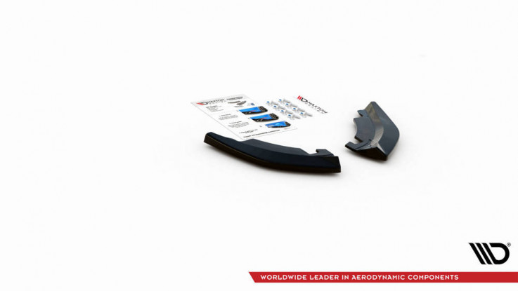 Maxton Design Spoiler předního nárazníku VW Golf VIII GTI - texturovaný plast