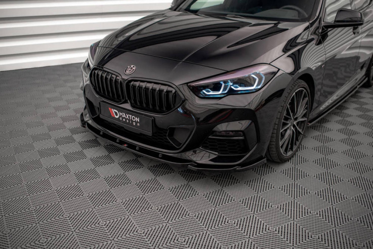 Maxton Design Spoiler předního nárazníku BMW 2 F44 Gran Coupé M-Paket V.1 - černý lesklý lak