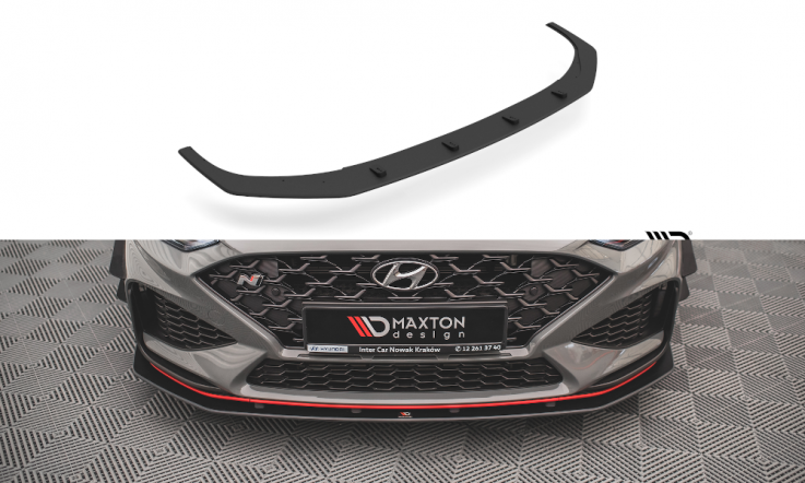 Maxton Design Spoiler předního nárazníku Street Pro HYUNDAI I30 N Mk3 Facelift - černý