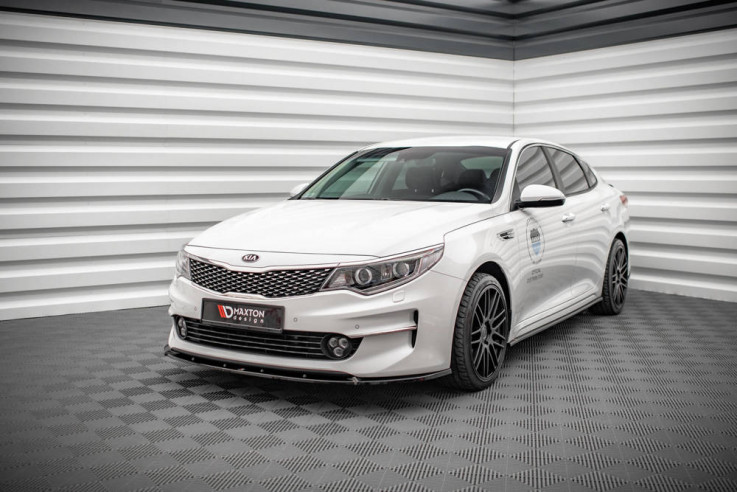Maxton Design Spoiler předního nárazníku KIA Optima Mk4 V.1 - texturovaný plast