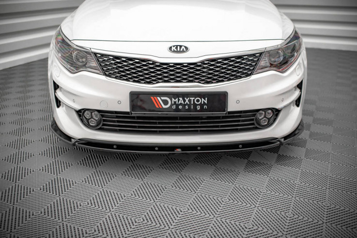 Maxton Design Spoiler předního nárazníku KIA Optima Mk4 V.1 - texturovaný plast