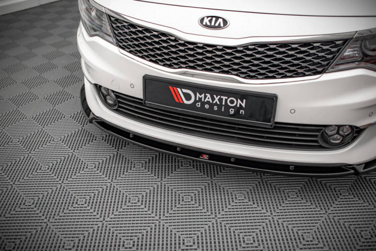 Maxton Design Spoiler předního nárazníku KIA Optima Mk4 V.1 - texturovaný plast