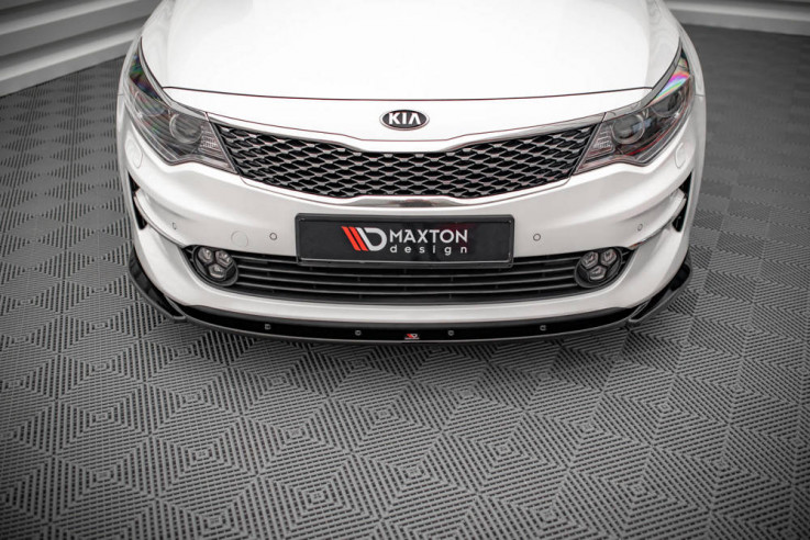 Maxton Design Spoiler předního nárazníku KIA Optima Mk4 V.2 - texturovaný plast