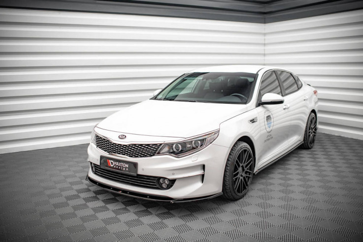 Maxton Design Spoiler předního nárazníku KIA Optima Mk4 V.2 - texturovaný plast