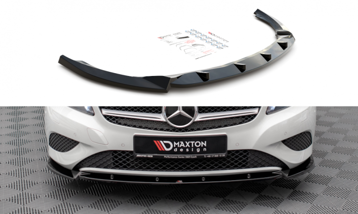 Maxton Design Spoiler předního nárazníku MERCEDES A W176 V.1 - karbon