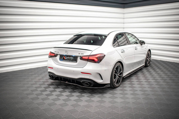 Maxton Design Spoiler předního nárazníku Mercedes AMG A45 S (W177) V.1 - texturovaný plast