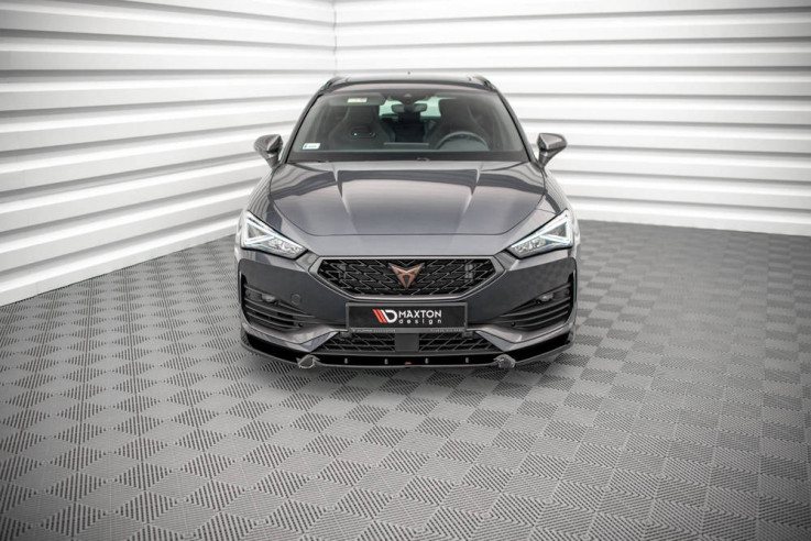 Maxton Design Spoiler předního nárazníku Cupra Leon V.1 - texturovaný plast