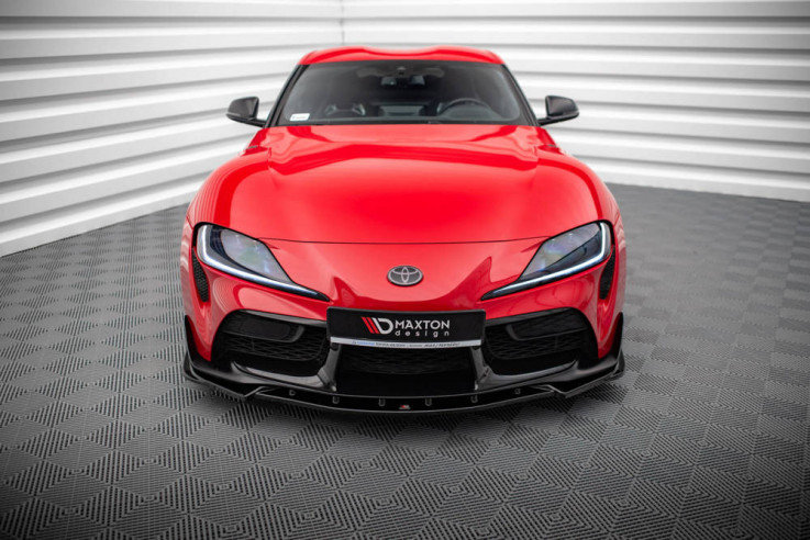 Maxton Design Spoiler předního nárazníku Toyota Supra Mk5 V.4 - černý lesklý lak