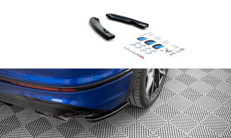 Maxton Design Spoiler předního nárazníku Mercedes AMG A45 S (W177) V.1 - texturovaný plast