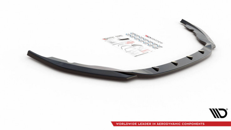 Maxton Design Spoiler předního nárazníku Škoda Fabia Mk3 V.2 - texturovaný plast