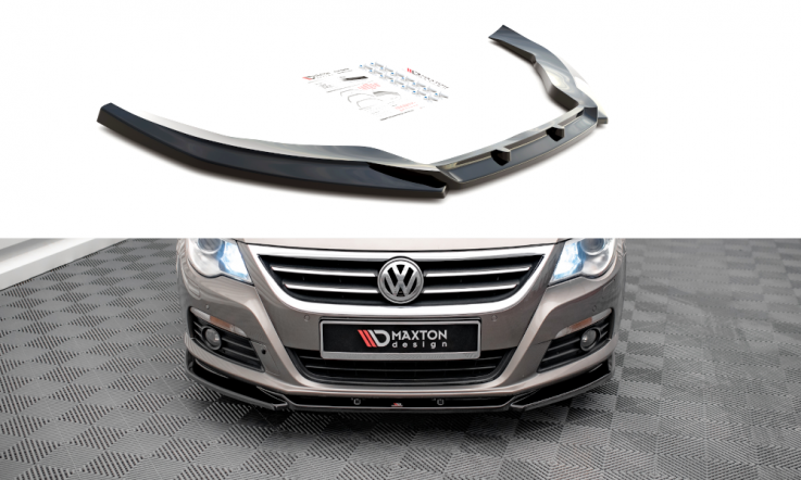 Maxton Design Spoiler předního nárazníku VW Passat CC V.4 - karbon