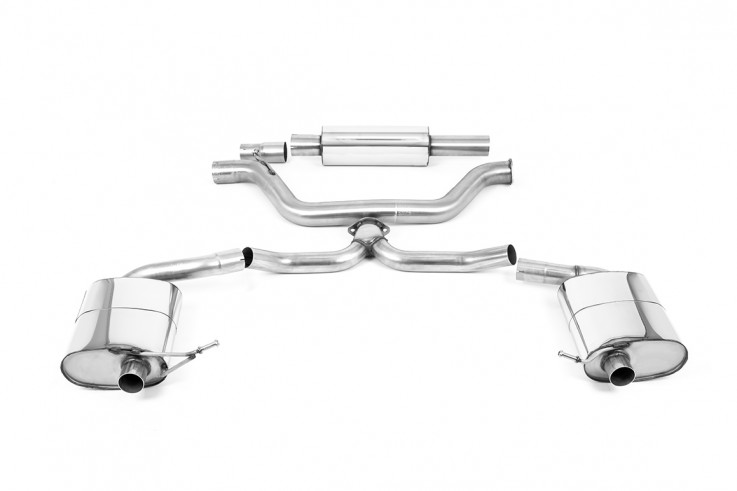 Catback výfuk 80mm ŠKODA Octavia IV RS 2.0 TSI 180kW OPF/GPF  Milltek Sport - s rezonátory